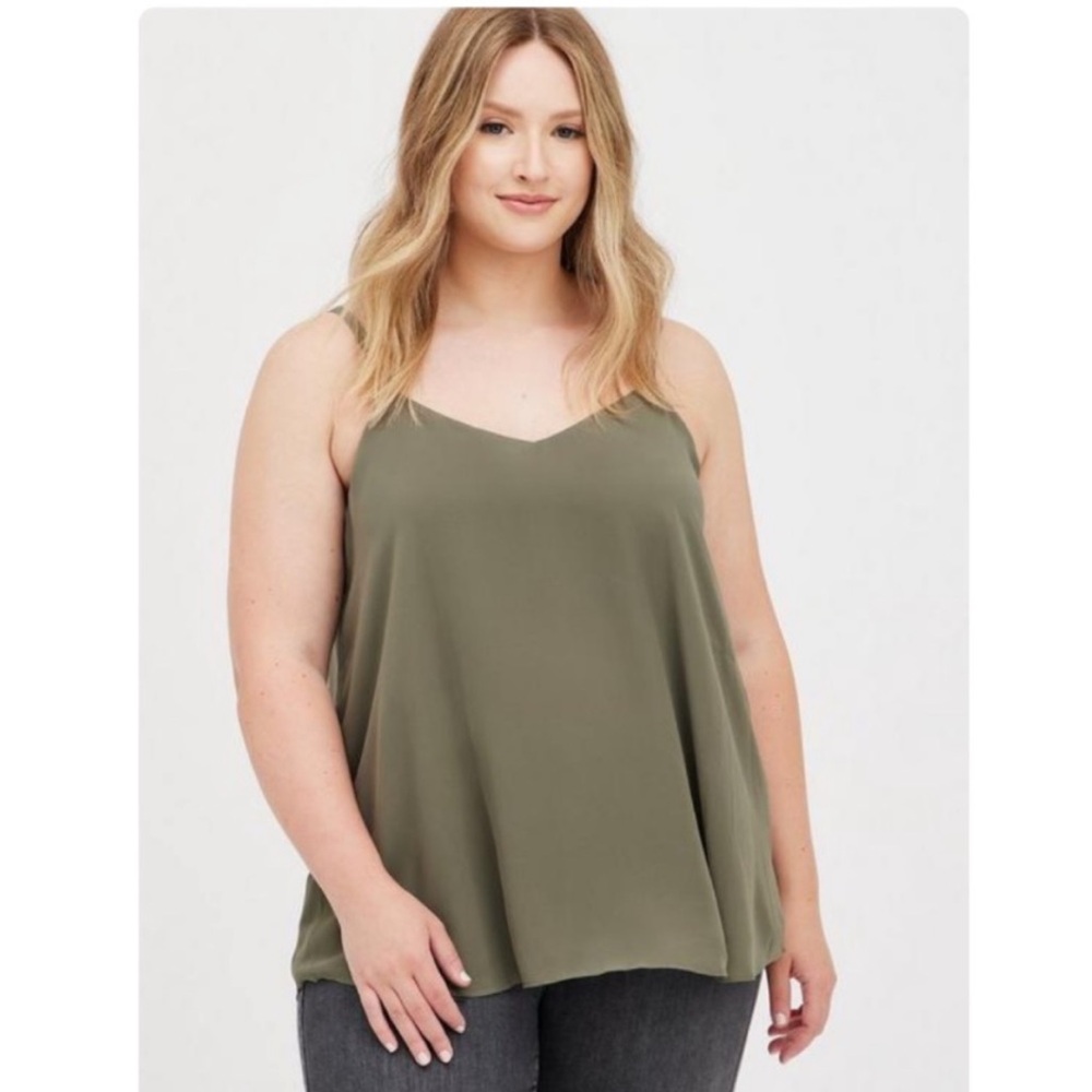 *3 PACK* 5X Torrid Flowy Tunic Tanks - Sage, Violet, & Pink